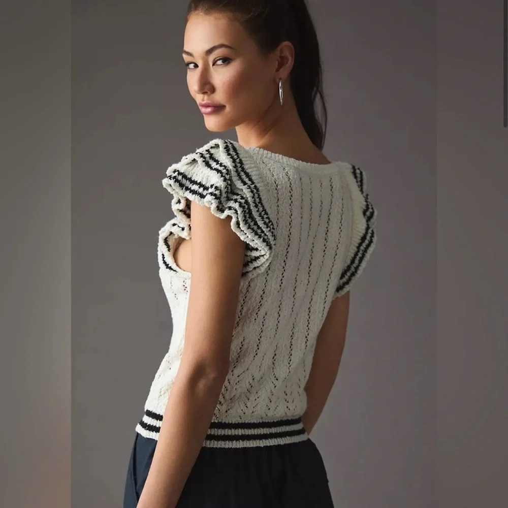 Anthropologie MAEVE Knit Sweater Top (NWOT) - Picture 7 of 8